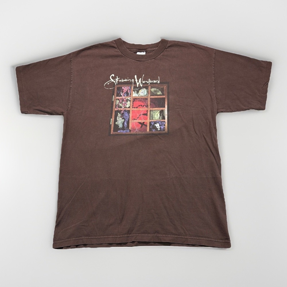 VTG Stabbing Westward Shirt 1996 Single Stitch Wither Blister Burn Peel XL GRAIL
